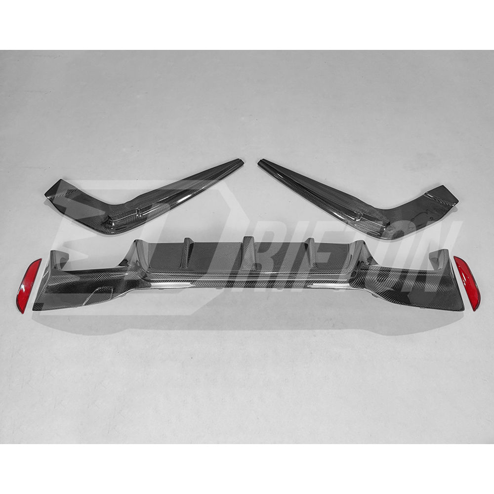 3D Style Carbon Fiber Rear Diffuser For BMW 5 Series F90 M5 2017-2023