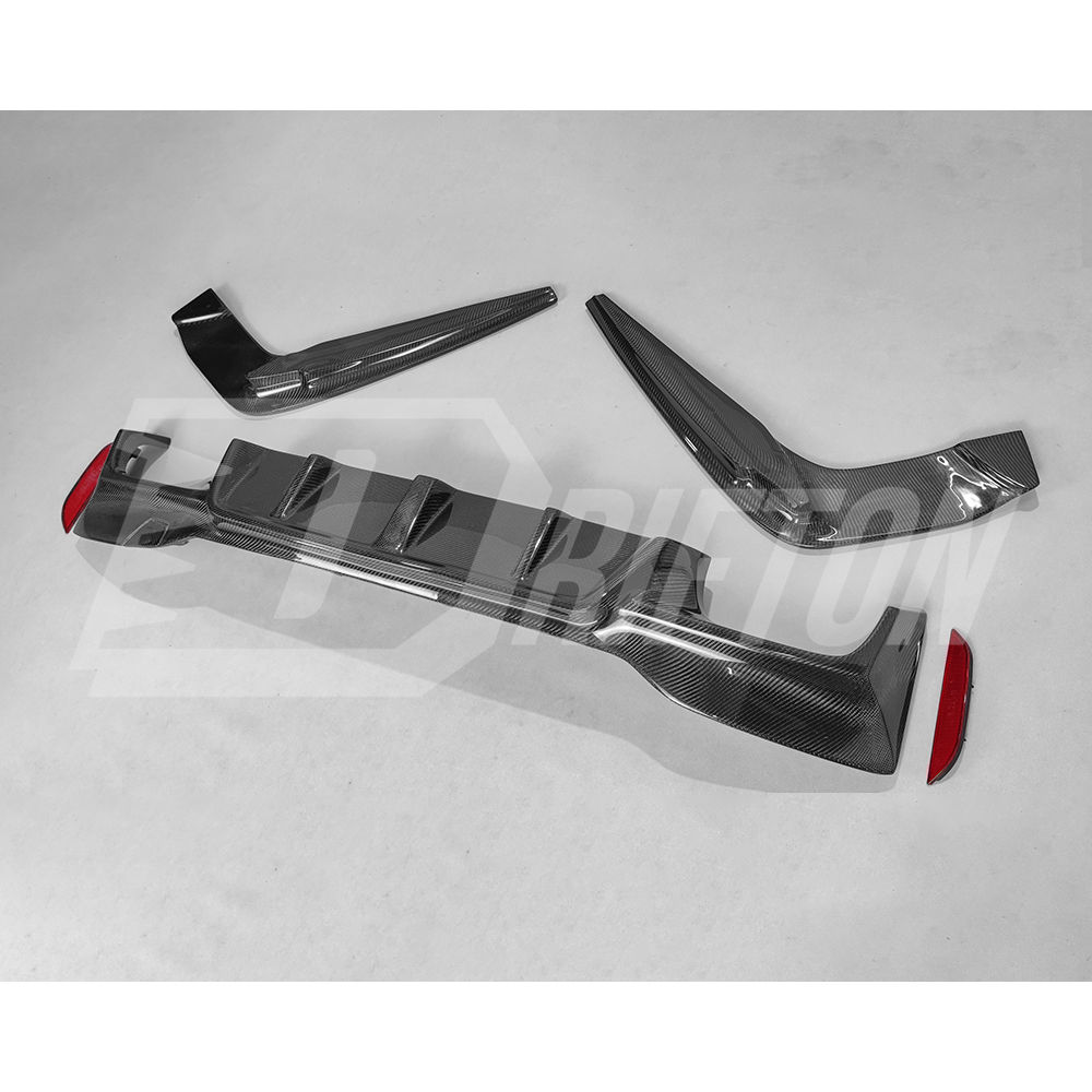 3D Style Carbon Fiber Rear Diffuser For BMW 5 Series F90 M5 2017-2023