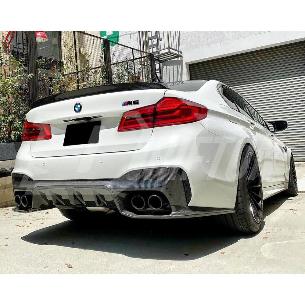 3D Style Carbon Fiber Rear Diffuser For BMW 5 Series F90 M5 2017-2023