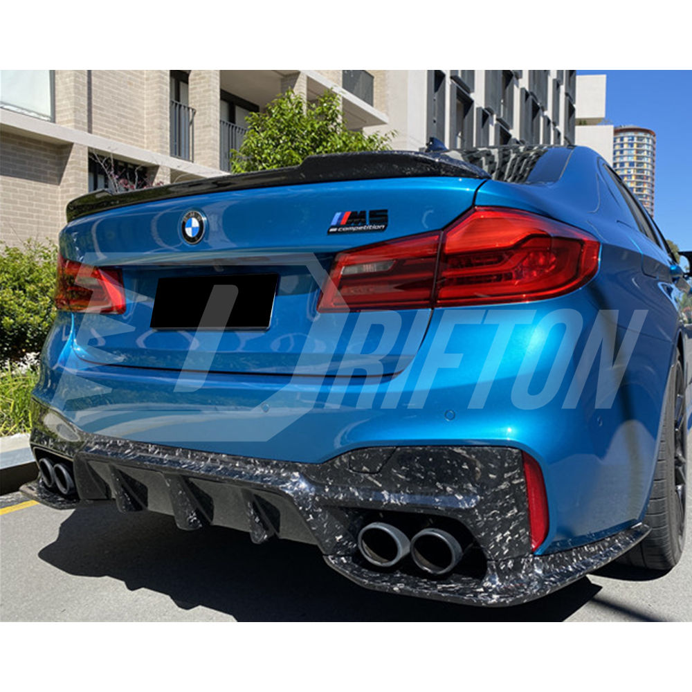 3D Style Carbon Fiber Rear Diffuser For BMW 5 Series F90 M5 2017-2023