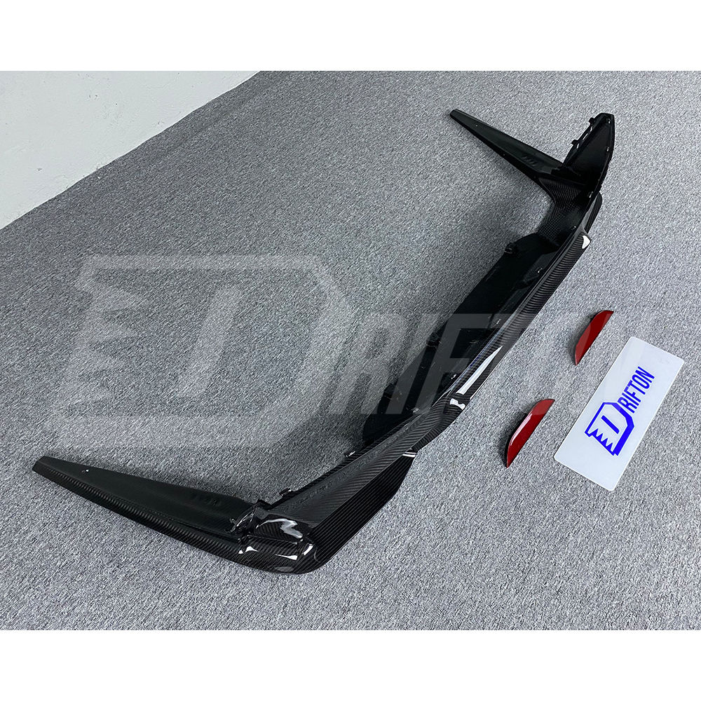 3D Style Dry Carbon Fiber Rear Diffuser For BMW 5 Series G30 G38 2017-2023