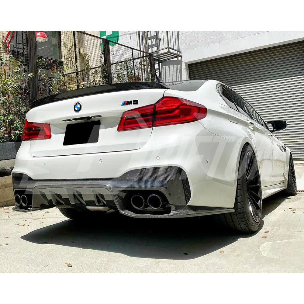 3D Style Carbon Fiber Rear Diffuser For BMW F90 M5 2017-2023
