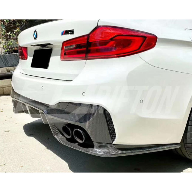 3D Style Carbon Fiber Rear Diffuser For BMW F90 M5 2017-2023