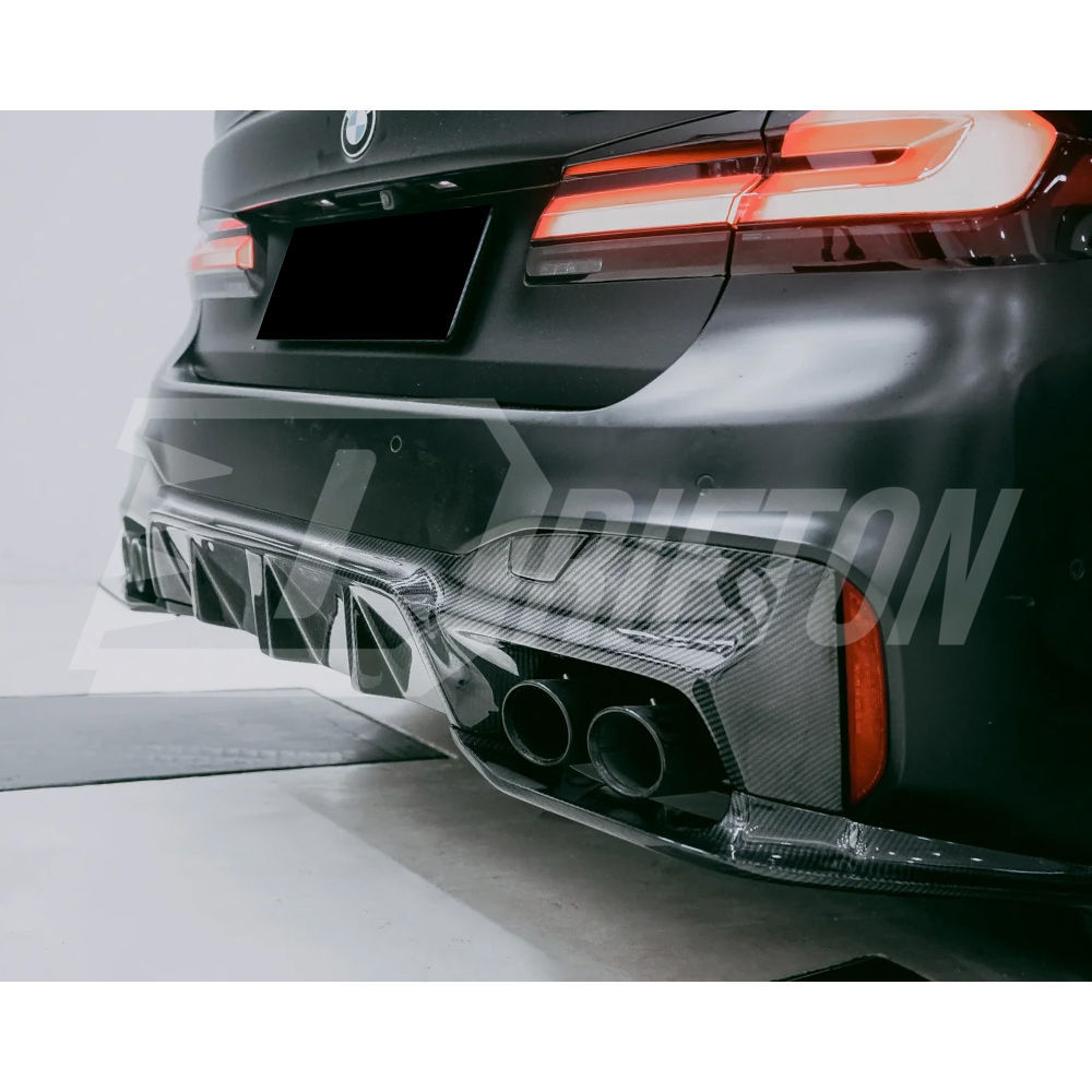 3D Style Carbon Fiber Rear Diffuser For BMW F90 M5 2017-2023