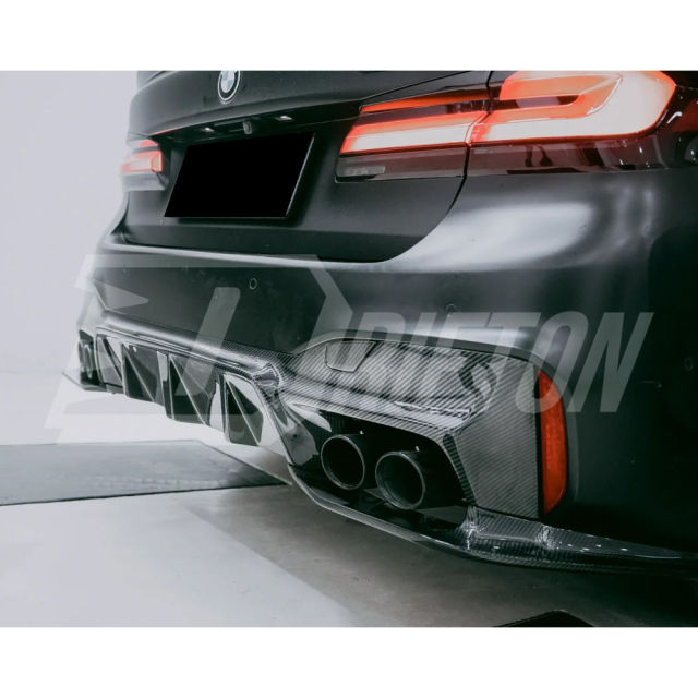 3D Style Carbon Fiber Rear Diffuser For BMW F90 M5 2017-2023