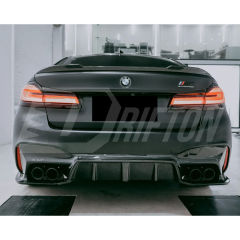 3D Style Carbon Fiber Rear Diffuser For BMW 5 Series G30 G38 2017-2023