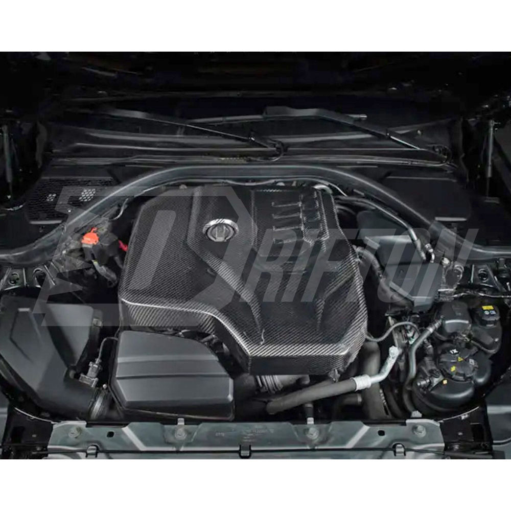 B48 L4 Dry Carbon Fiber&nbsp;Engine Cover For Toyota GR Supra A90 A91 MK5 2019-2024