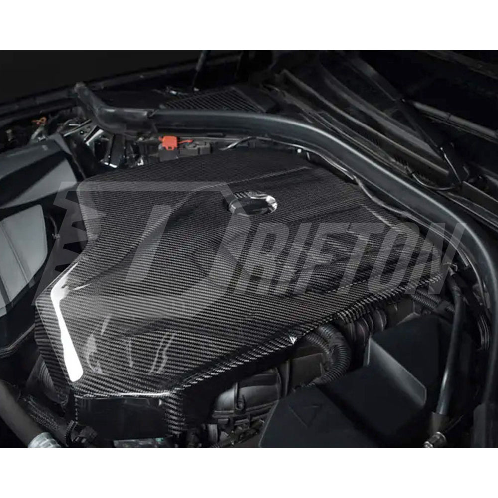 B48 L4 Dry Carbon Fiber&nbsp;Engine Cover For Toyota GR Supra A90 A91 MK5 2019-2024