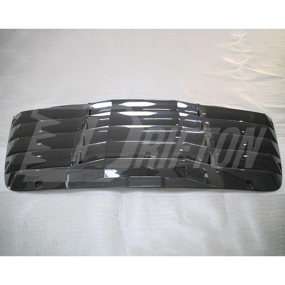 Carbon Fiber Rear Window Louver Cover For Dodge Challenger 2008-2023