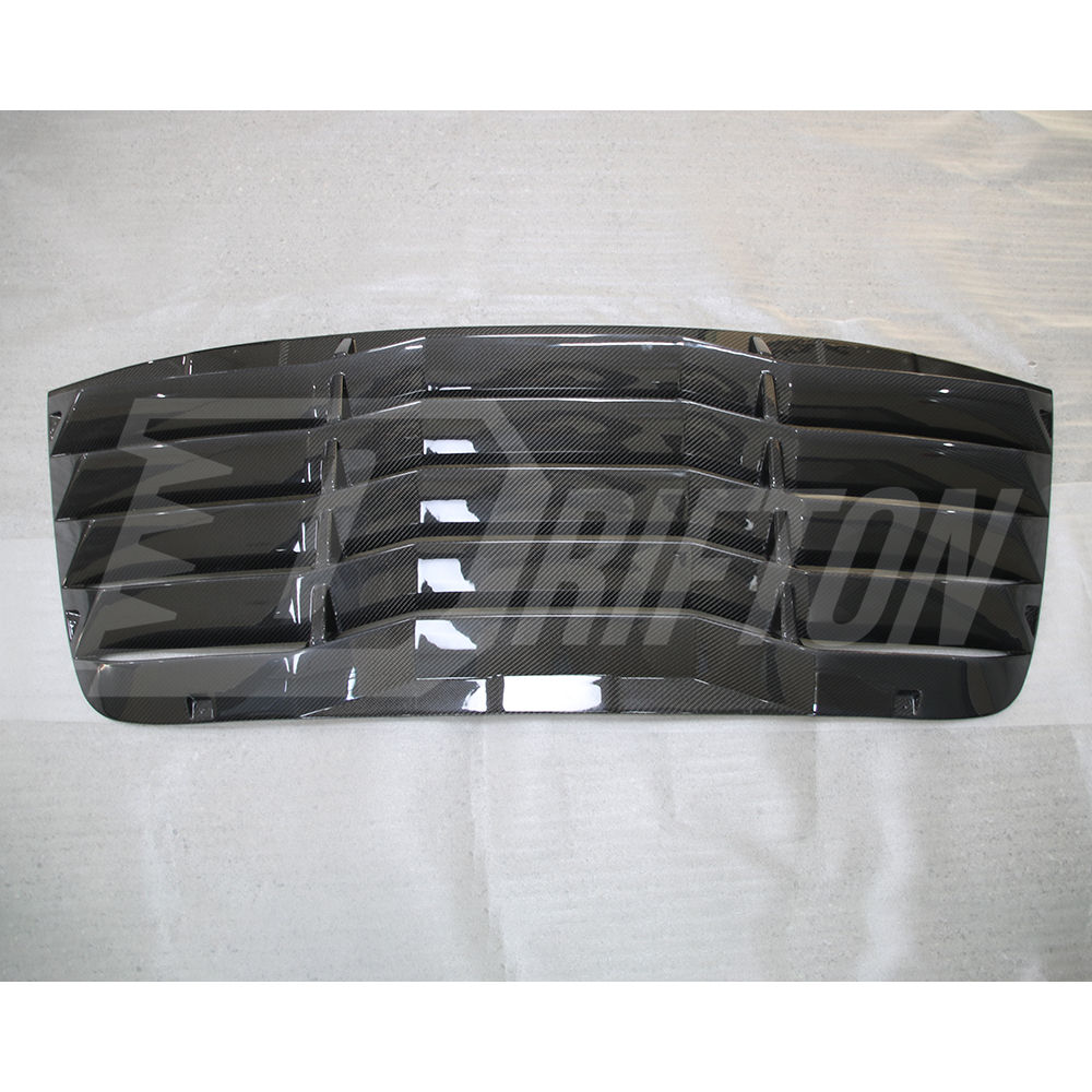 Carbon Fiber Rear Window Louver Cover For Dodge Challenger 2008-2023