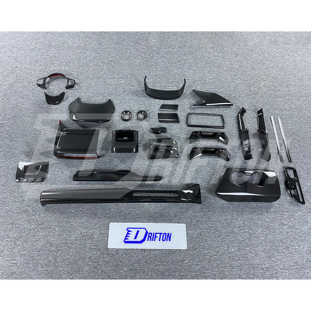 Dry Carbon Fiber Interiors Kits Set For Toyota GR Supra A90 A91 MK5 2019-2024