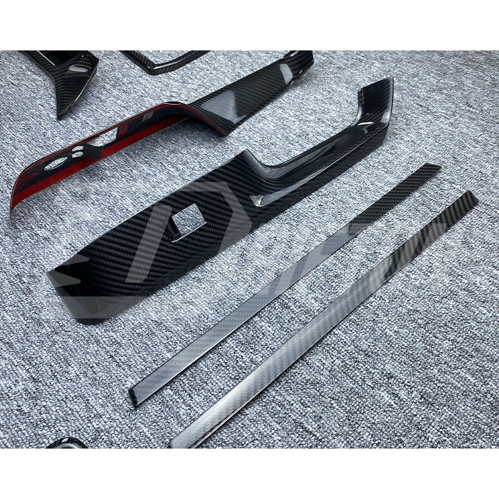 Dry Carbon Fiber Interiors Kits Set For Toyota GR Supra A90 A91 MK5 2019-2024