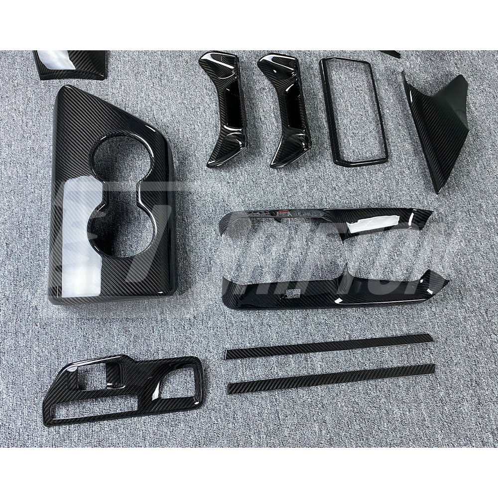 Dry Carbon Fiber Interiors Kits Set For Toyota GR Supra A90 A91 MK5 2019-2024