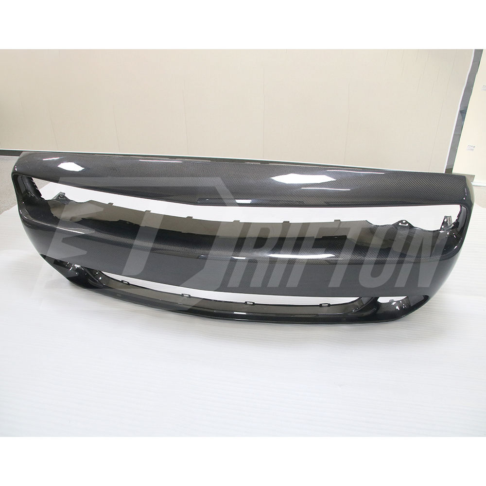 Hellcat Style Carbon Fiber Front Bumper For Dodge Challenger 2015-2023
