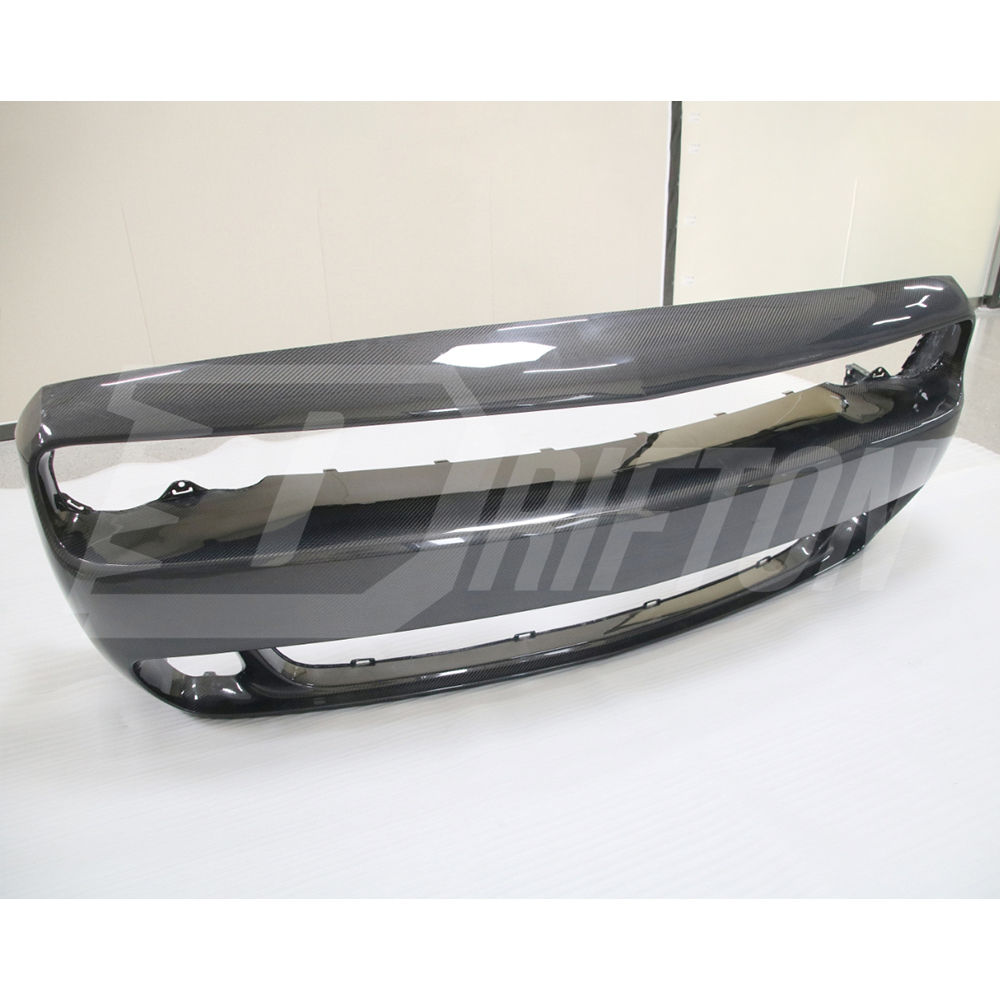 Hellcat Style Carbon Fiber Front Bumper For Dodge Challenger 2015-2023