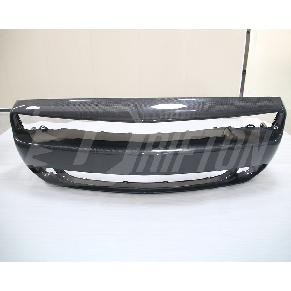 Hellcat Style Carbon Fiber Front Bumper For Dodge Challenger 2015-2023