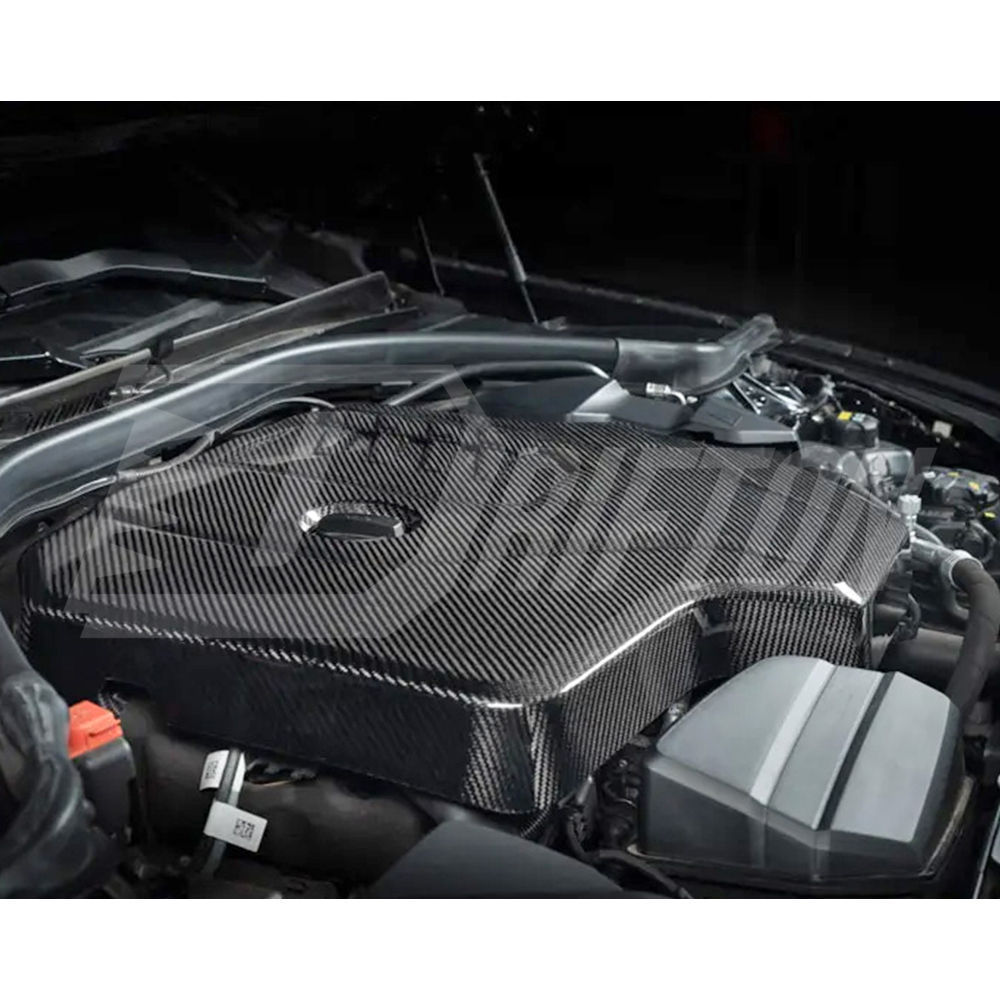 B48 L4 Dry Carbon Fiber Engine Cover For Toyota GR Supra A90 A91 MK5 2019-2024