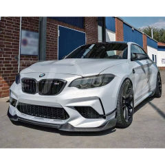 CS Style Carbon Fiber Front Lip For BMW F87 M2C 2016-2019