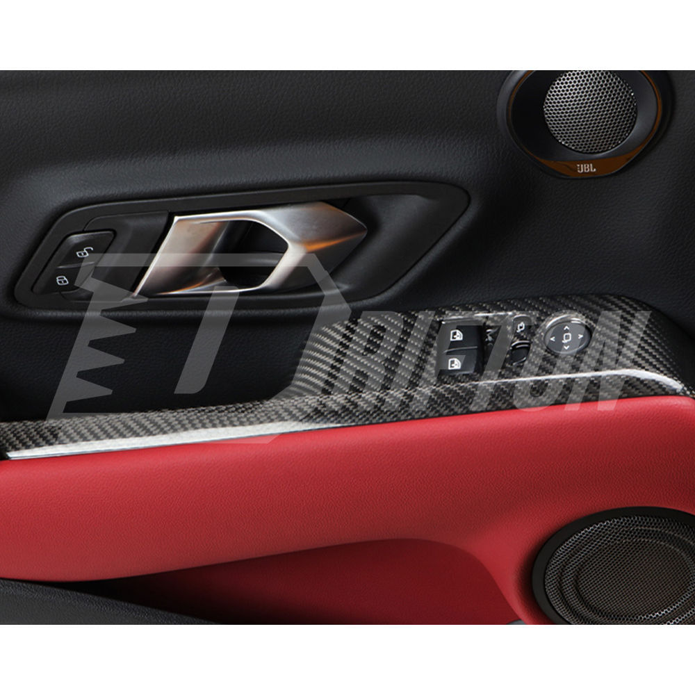 Dry Carbon Fiber Interiors Kits Set For Toyota GR Supra A90 A91 MK5 2019-2024