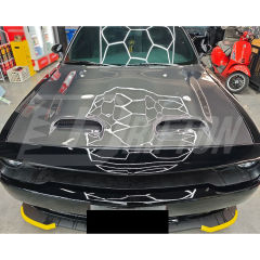 Hellcat Redeye Style Carbon Fiber Hood For Dodge Challenger 2008-2023