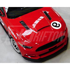 LY Style Carbon Fiber Hood For Ford Mustang Gen6 S550.1 2015-2017