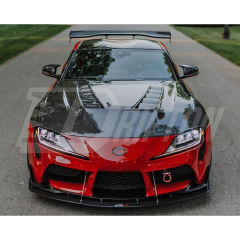 TV Style Carbon Fiber Hood For Toyota GR Supra A90 A91 MK5 2019-2024
