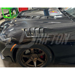 TV Style Carbon Fiber Hood For Toyota GR Supra A90 A91 MK5 2019-2024