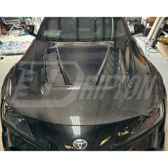 TV Style Carbon Fiber Hood For Toyota GR Supra A90 A91 MK5 2019-2024