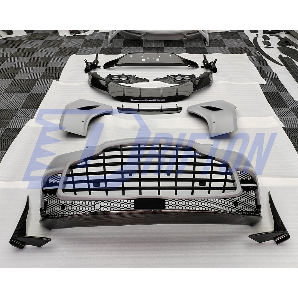 707 Style Dry Carbon Fiber With Portion Primer Full Set Body Kit For Aston Martin DBX