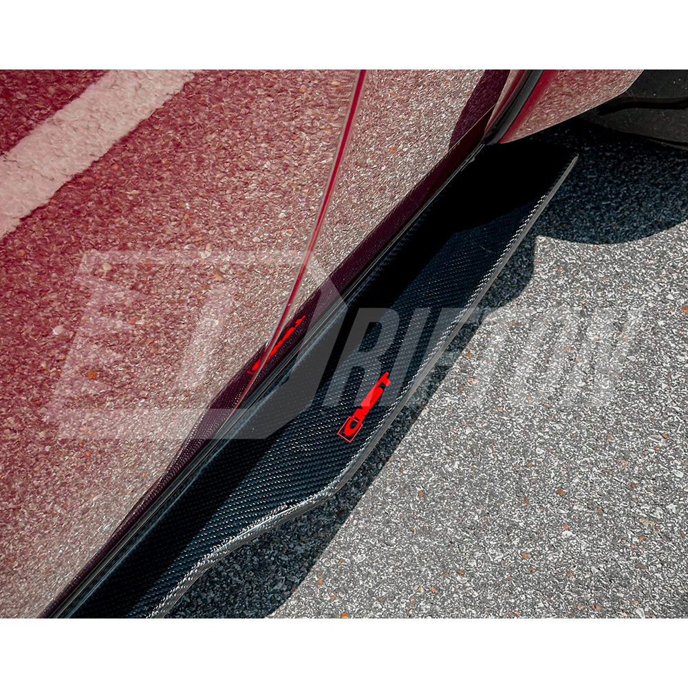CMST Style Carbon Fiber Side Skirt For Dodge Challenger 2015-2023