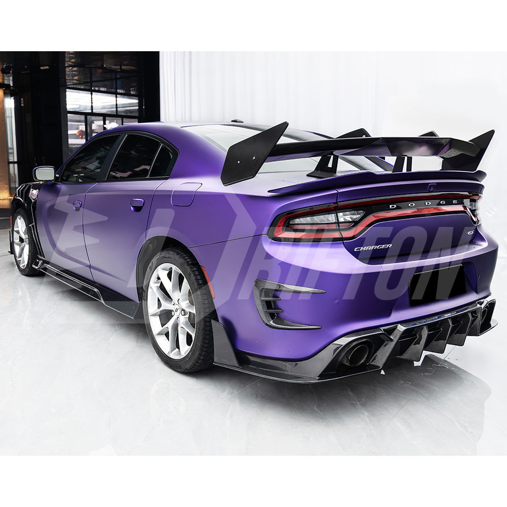 CMST Style Carbon Fiber Rear Diffuser For Dodge Charger 2015-2023