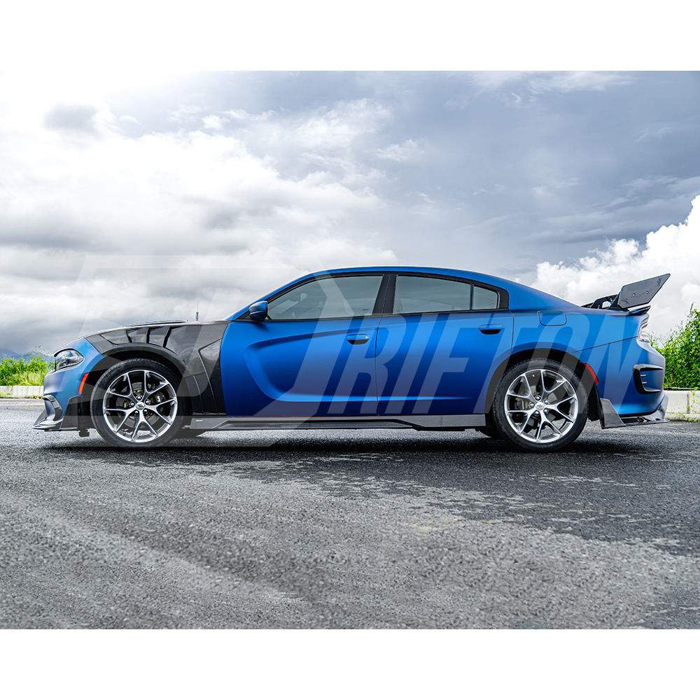 CMST Style Carbon Fiber Side Skirt For Dodge Charger 2015-2023