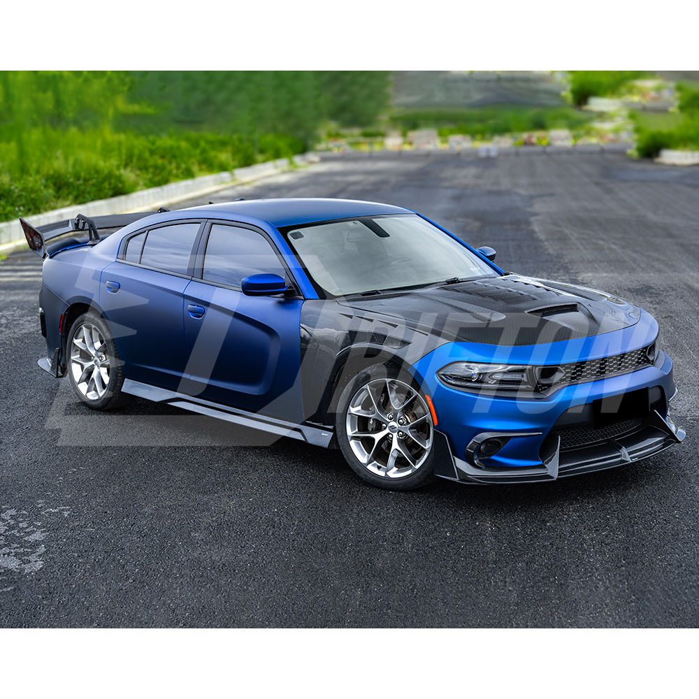 CMST Style Carbon Fiber Side Skirt For Dodge Charger 2015-2023