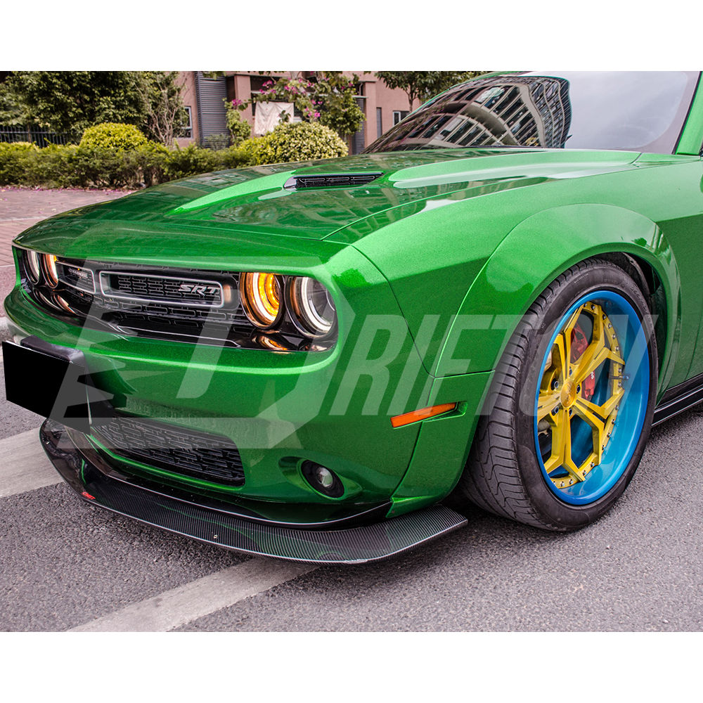 CMST Style Glass Fiber Wide Body Fender Flares Wheels Arches For Dodge Challenger 2015-2023