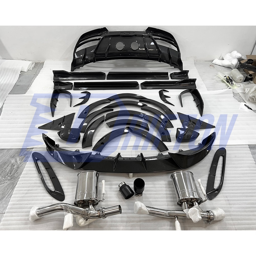 Mansory Style Dry Carbon Fiber Wide Fender Extension Wheel Flares For Aston Martin DBX