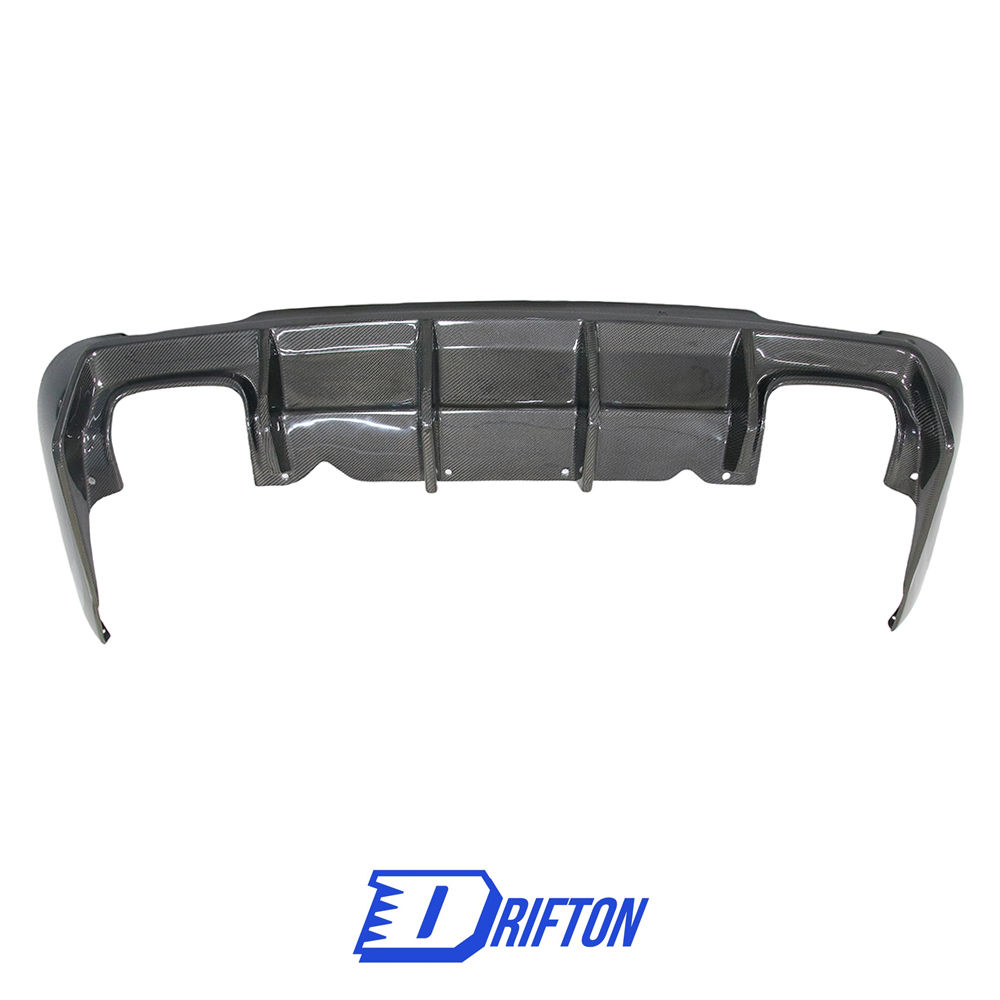 SRT Style Carbon Fiber Rear Diffuser For Dodge Challenger 2015-2023