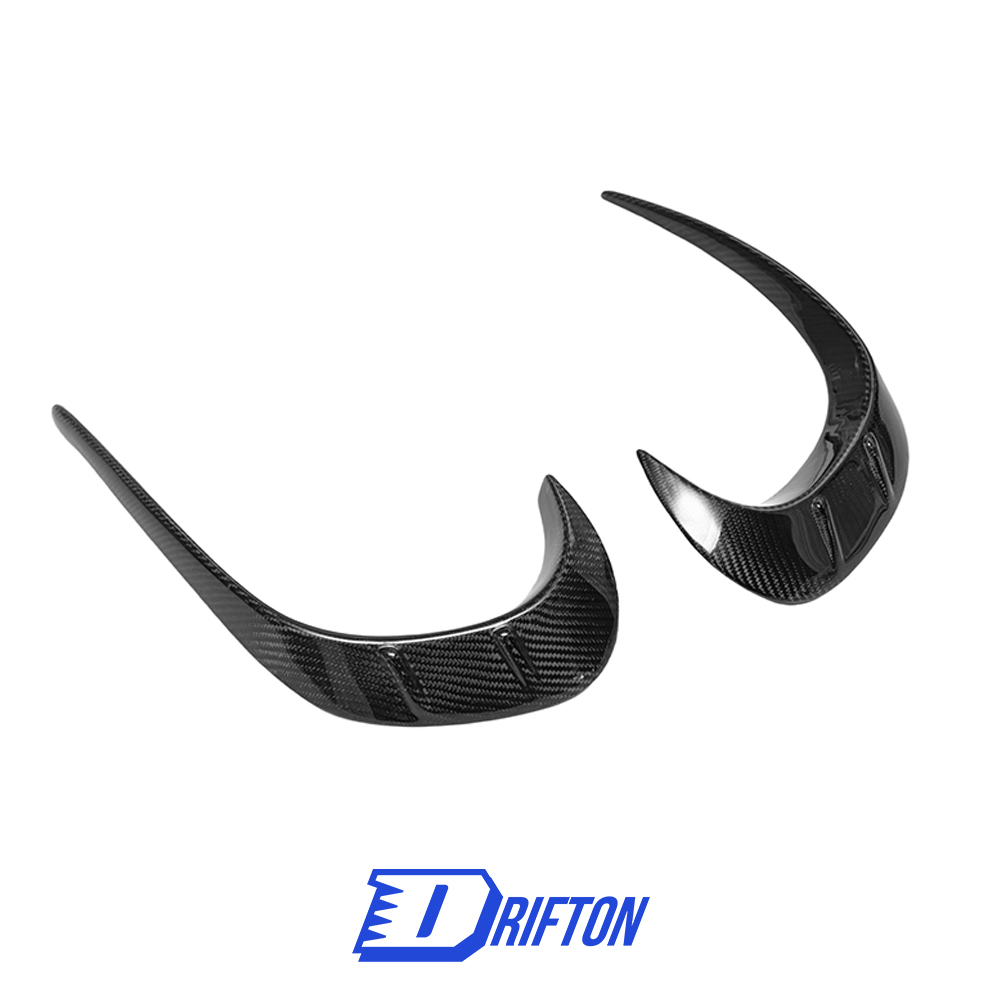 CMST Style Carbon Fiber Front Bumper Trim For Dodge Charger 2015-2023