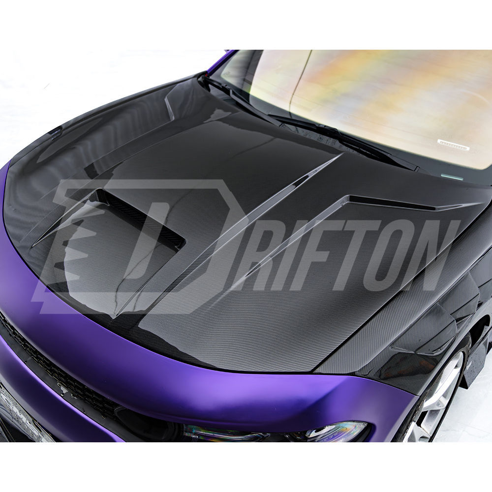 CMST Style Carbon Fiber Front Fenders For Dodge Charger 2015-2023