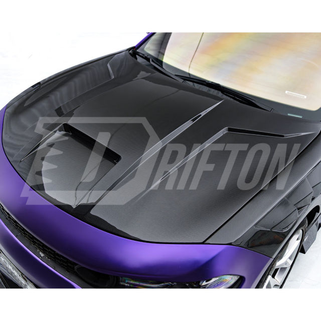 CMST Style Carbon Fiber Front Fenders For Dodge Charger 2015-2023