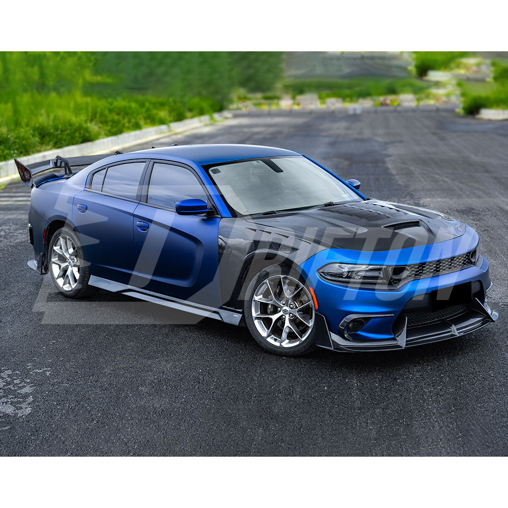 CMST Style Carbon Fiber Front Fenders For Dodge Charger 2015-2023