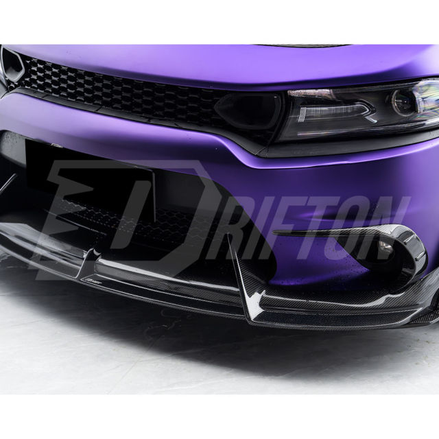 CMST Style Carbon Fiber Front Lip For Dodge Charger 2015-2023