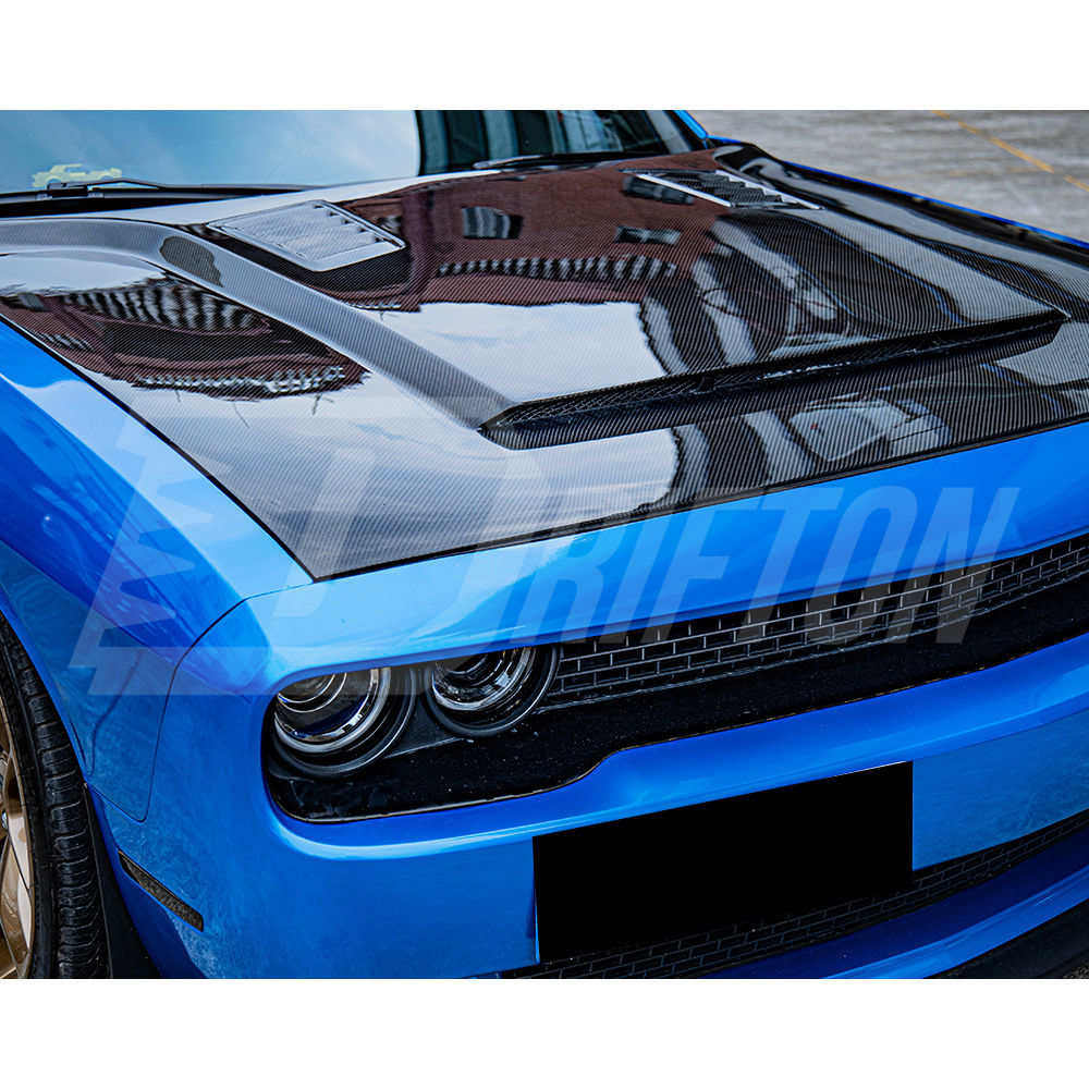 CMST Style Carbon Fiber Hood For Dodge Challenger 2008-2023
