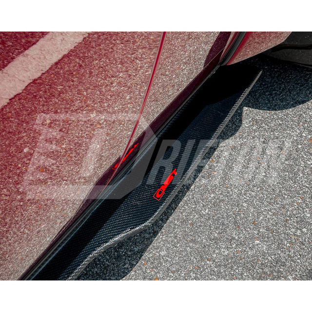 CMST Style Carbon Fiber Side Skirt For Dodge Challenger 2015-2023