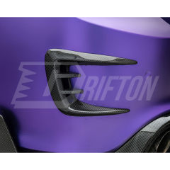 CMST Style Carbon Fiber Rear Bumper Canards For Dodge Charger 2015-2023