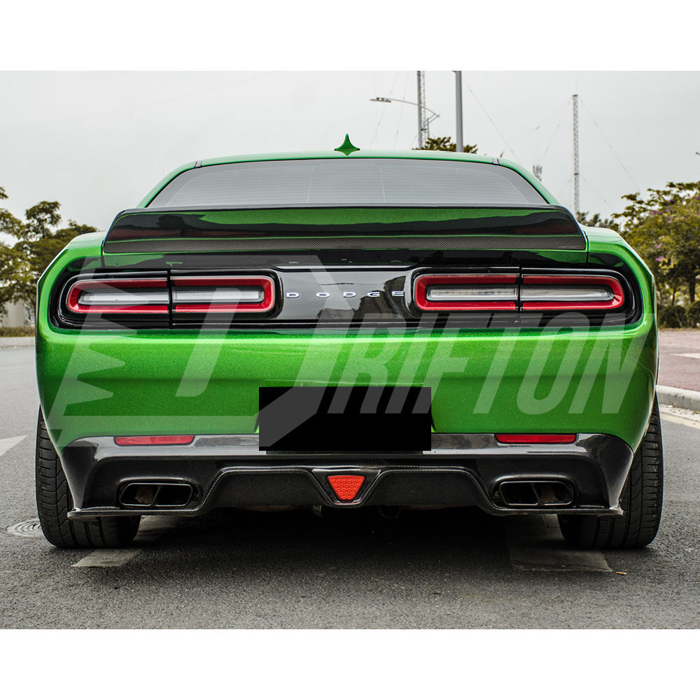 CMST Style Carbon Fiber Rear Spoiler Wing For Dodge Challenger 2015-2023