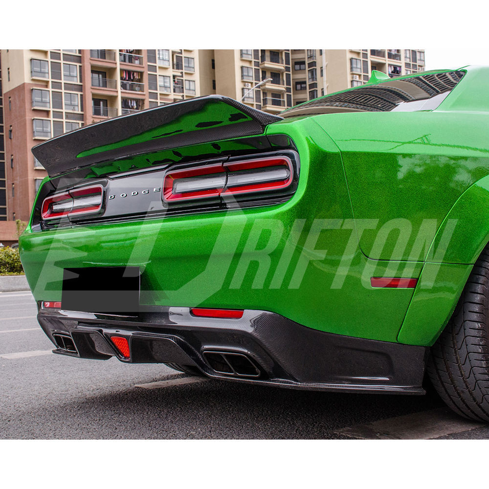 CMST Style Carbon Fiber Rear Spoiler Wing For Dodge Challenger 2015-2023