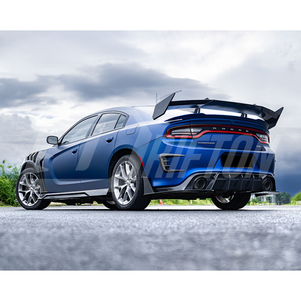 CMST Style Carbon Fiber Side Skirt For Dodge Charger 2015-2023