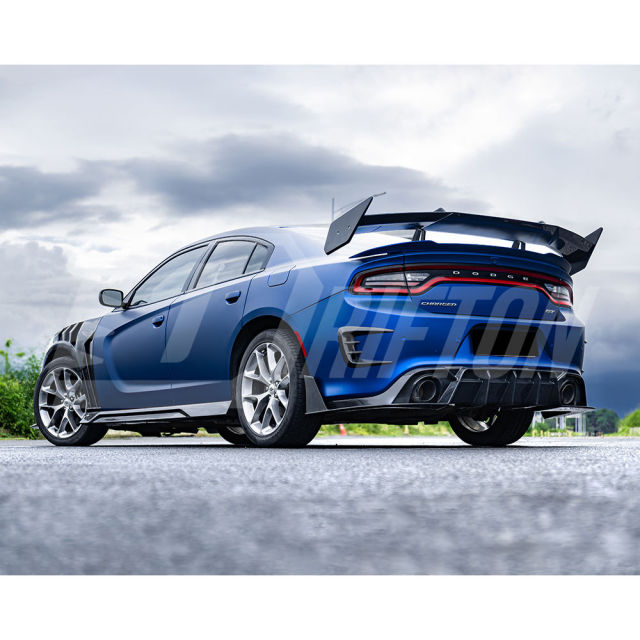 CMST Style Carbon Fiber Side Skirt For Dodge Charger 2015-2023
