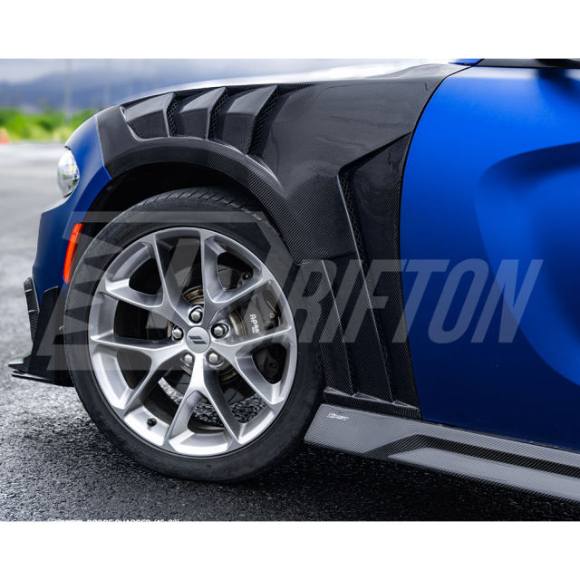 CMST Style Carbon Fiber Side Skirt For Dodge Charger 2015-2023