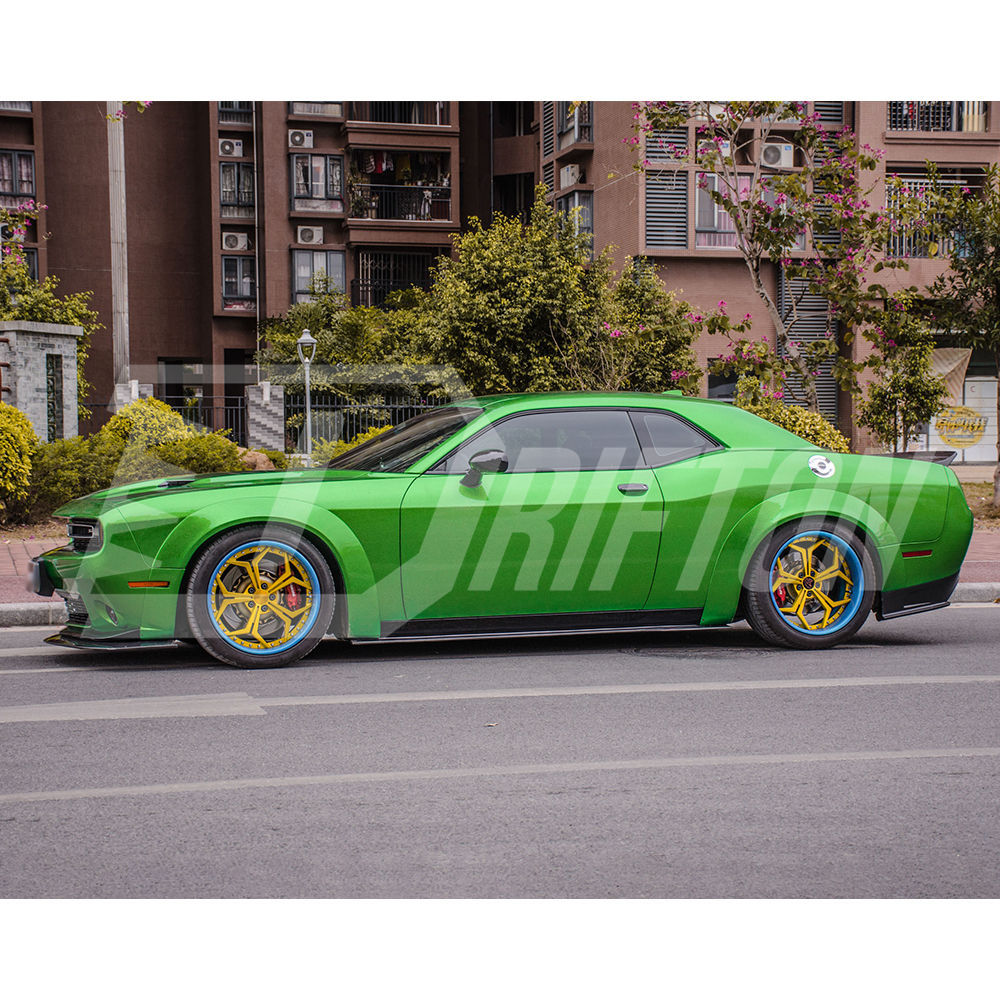 CMST Style Glass Fiber Wide Body Fender Flares Wheels Arches For Dodge Challenger 2015-2023